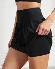 Load image into Gallery viewer, Women's sports shorts, sportswear, double-layer running shorts, 2-in-1 beach shorts, summer gym fitness training, jogging shorts

