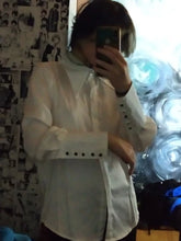 Load image into Gallery viewer, Elegant Satin Office Casual Shirt
