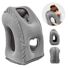 Load image into Gallery viewer, 1pc Inflatable Travel Pillow, Airplane Pillow With Patented Valve Design, Travel Accessories With Neck And Head Support, Travel
