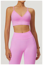 Load image into Gallery viewer, HBC Seamless Sports Bras for Women Fitness Yoga Bras With Removable Pads Adjustable Straps Gym Vest Top Bra Running Crop Top
