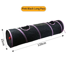 Load image into Gallery viewer, Cat Tunnel Pet Supplies Cat S T Pass Play Tunnel Foldable Cat Tunnel Cat Toy Breathable Drill Barrel for Indoor loud paper
