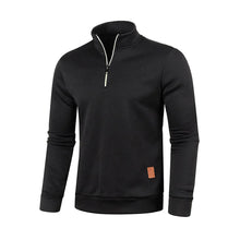 Load image into Gallery viewer, Modern Half Zip Knit Sweatshirt
