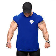 Load image into Gallery viewer, Mens Tank Tops Shirt Gym Tank Top Fitness Clothing Vest Sleeveless Cotton Man Canotte Bodybuilding Ropa Hombre Man Clothes Wear
