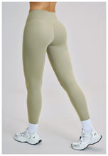 Load image into Gallery viewer, Fitness Leggings High Rise Hip Lift Brushed Soft Material For Ladies Outdoor Elastic Slim Fit Outer Wear Sports Tight Pants
