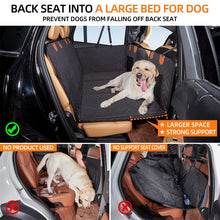Load image into Gallery viewer, Convertible Car Bed for Dogs， Extended Waterproof Seat Cover with Anti-Slip Backing， Comfortable Pet Mat for SUV Truck Travel
