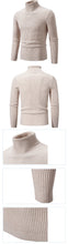 Load image into Gallery viewer, Striped Turtleneck Knit Sweater
