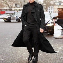 Load image into Gallery viewer, Men’s Luxury Full-Length Trench Coat – England Style Business Overcoat
