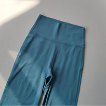 Load image into Gallery viewer, High-end Yoga Leggings Slim Yoga Pants High Waist Wide Leg Pants Bottoms Breathable Gym Casual Sports Bell Leggings Female

