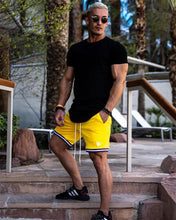 Load image into Gallery viewer, Muscle Training T-shirt Men's Summer Workout Short Sleeve T-shirt High Quality Cotton Fitness Men T-shirt Gym Solid Color Tops
