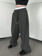Load image into Gallery viewer, Men's Athletic Trainning Joggers Casual Loose Fit Sweatpants Spring Fall Fleece Lined Pants Elastic Waist Drawstring Trousers
