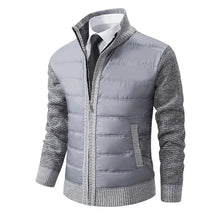 Load image into Gallery viewer, Autumn Winter Sweaters for Men Casual Knitted Sweaters Large Size Solid Color Plus Velvet Cardigan Knitted Sweater Cotton Coat
