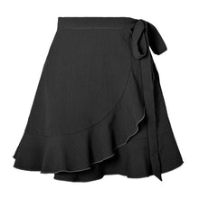 Load image into Gallery viewer, High Waist Chiffon Ruffle Skirt

