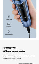 Load image into Gallery viewer, Shaver for Men USB Electric Shaver Powerful Beard Shaving Machine Electric Razor Rechargeable Waterproof
