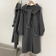 Load image into Gallery viewer, Korean Fur Wool Winter Coat
