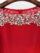 Load image into Gallery viewer, Elegant Beaded Straight Midi Dress
