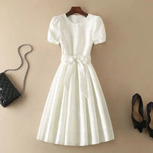 Load image into Gallery viewer, Elegant Bow Detail A-Line Dress
