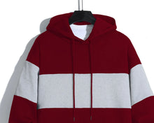 Load image into Gallery viewer, Men's patchwork color hoodie light fleece hoodie long sleeve hoodie sports hoodie
