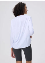 Load image into Gallery viewer, Yoga Long Sleeve Workout Top Running Clothes Physical Shirts &amp; Blouses Top Fitness Loose T-shirt Clothing Sportswear Woman Gym
