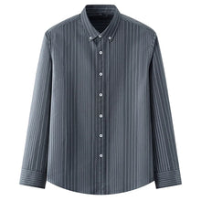 Load image into Gallery viewer, Striped Plaid Cotton Slim Shirt
