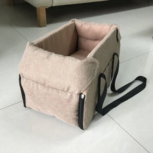 Load image into Gallery viewer, Dog Car Seat Bed Car Central Dog Car Seat Bed Portable Dog Carrier for Small Dogs Cats Safety Travel Bag Dog Accessories
