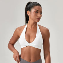 Load image into Gallery viewer, Sports Yoga Bra for Women Halter Neck with Stylish Back Design Sexy Gym Bra for Running Fitness Sports Bras
