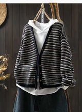 Load image into Gallery viewer, Loose Knit Winter Cardigan Sweater
