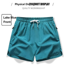 Load image into Gallery viewer, New Men's Sports Casual 3/4 Shorts With Ice Silk Lightweight Sweat-absorbing Outdoor Quick Drying Running Fitness Loose Pants
