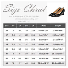 Load image into Gallery viewer, Fashion High Heels PUmps High Quality Women Elegant Sexy Medium Heels Pointed Toe Shoes Comfort Casual Single Shoes
