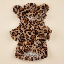 Load image into Gallery viewer, Plush Leopard Ear Dog Hoodie
