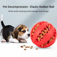 Load image into Gallery viewer, Pet Dog Ball Toys for Small Dogs Interactive Elasticity Puppy Chew Toy Tooth Cleaning Rubber Food Ball Toy Pet Stuff Accessories
