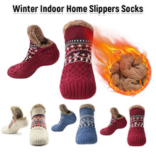 Load image into Gallery viewer, Winter Fuzzy Non-Slip Slipper Socks
