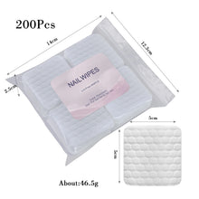 Load image into Gallery viewer, Nail Polish Remover Wipes Nail Cleaning Pads, Non Woven Nail Pads For Women Girl Beauty Salon
