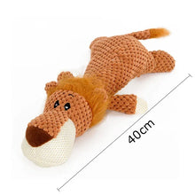 Load image into Gallery viewer, Pet Dog Toy For Large Dogs Cute Plush Squeak Stuffed Toys Fleece Durable Chewing Cute Soft Toy Pet Molar Toy Dog Accessories
