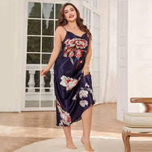 Load image into Gallery viewer, Plus Size Silk Slip Nightgown
