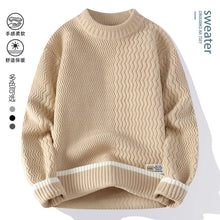 Load image into Gallery viewer, Men Casual Comfortable Warm Sweaters men round neck  Solid knitwear Men's High-Quality Fashion Trend Sweater 2025 Autumn/Winter
