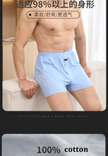 Load image into Gallery viewer, 100% Cotton Men Pajama Shorts Summer Solid Elastic Waist Short Pants Casual Breathable 3D Crotch Bottoms Sleepwear pijama hombre
