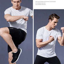 Load image into Gallery viewer, Men's Running T-Shirt Quick Dry Gym Sport Shirt Tops Short Sleeve Training Exercise Workout Shirts Summer Tops Tee Men Rashguard
