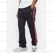 Load image into Gallery viewer, Unisex Embroidery Track Suit Striped Tape Zip‑Up Jacket Pants Set Casual Sportswear Outfit Long Sleeve Athletic Tracksuit Set
