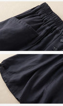 Load image into Gallery viewer, Women's Skirt Cotton Linen Casual Straight Skirts Woman Fashion 2026 Summer Loose Solid Color Button Long Skirts for Women
