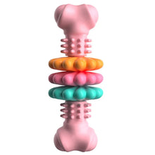 Load image into Gallery viewer, Dog Teething Toy Chew Stick Bite Resistant Fun Leak Proof Food Toy Pet Teether Cleaner Stick
