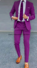 Load image into Gallery viewer, Slim Formal Two Piece Suit
