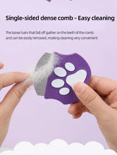 Load image into Gallery viewer, Pet Grooming Comb - Flea Comb for Cats &amp; Dogs, Curved Design for Face &amp; Body, Mini Detangling Brush for Pets
