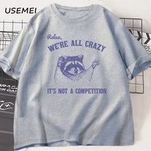 Load image into Gallery viewer, Relax Crazy Graphic Tee Men
