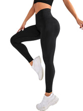 Load image into Gallery viewer, Women's Leggings Workout Cross Waist Elastic Bubble Butt Fitness Seamless Yoga Sports Tight Pants
