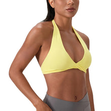 Load image into Gallery viewer, YOGA Naked Feeling Strappy Padded Sports Bras for Women - Fitness Workout Top Criss Cross Back Yoga sports Bras No steel ring
