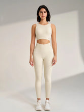 Load image into Gallery viewer, Women Yoga Set Buttery Soft Workout Clothing Gym Wear High Waist Leggings Crop Sports Bra 2 Piece Fitness Sports Suits
