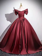 Load image into Gallery viewer, Wine Red Elegant Evening Dress  2026 New Toast Dress for Bride's Wedding High-end One Shoulder Performance Chorus Dress

