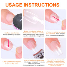 Load image into Gallery viewer, Super Strong Nail Glue For Press On False Nail Tips, Acrylic Fake Nails,Long-lasting Adhesion, Rhinestone Glue With Fast Drying
