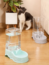 Load image into Gallery viewer, Automatic pet feeder Cat Drinking bowl Cat bowl Large capacity Dog bowl 3.8L combination food storage bucket Pet supplies

