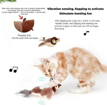 Load image into Gallery viewer, Rechargeable Chirping Bird Cat Toy
